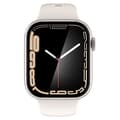 Miniatyrbild 5 av 5: Spigen Proflex EZ FIT - Skärmskydd för Apple Watch 8 / 7 45 mm (2 st) - Härdat glas - Vit