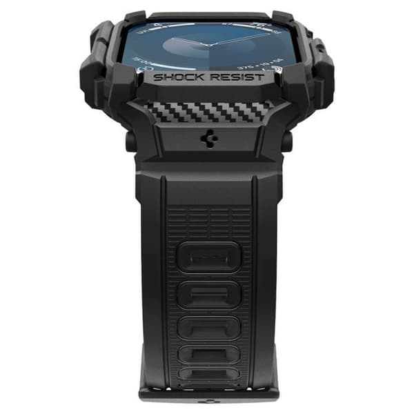Spigen - Rugged Armor Pro - Apple Watch 10 42 mm - Matt Svart