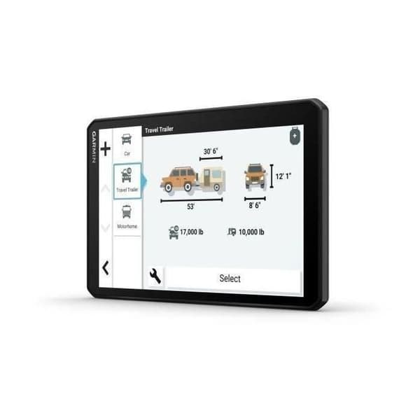 GARMIN Camper 895 GPS - 8-tums skärm - Anpassade rutter - Specifika varningar