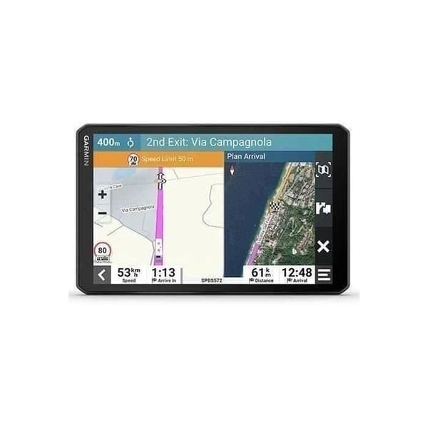 GARMIN Camper 895 GPS - 8-tums skärm - Anpassade rutter - Specifika varningar Svart