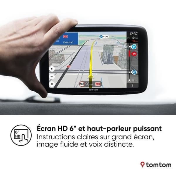 TomTom - GO Superior 6 - Bil-GPS - 6 tommer - TomTom Traffic - 2 års Premium-tjenester inkluderet - Verdenskort