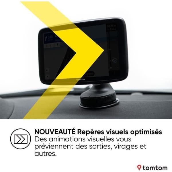 TomTom - GO Superior 6 - Bil-GPS - 6 tommer - TomTom Traffic - 2 års Premium-tjenester inkluderet - Verdenskort
