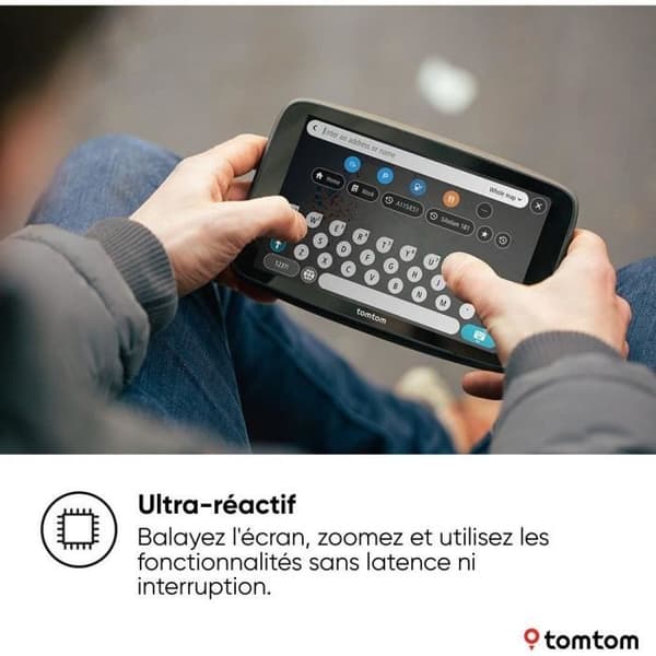 TomTom - GO Expert 7 Plus - GPS för lastbil, buss, bil - Ruttplanering - TomTom Traffic - Världskarta