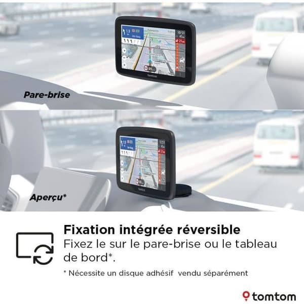 TomTom - GO Professional 5 2. sukupolvi - GPS kuorma-autoille, linja-autoille ja henkilöautoille - 5 tuumaa - TomTom Traffic - Euroopan kartta -