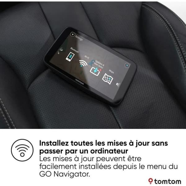 TomTom - GO Navigator 6 - Bil-GPS - 6 tommer - TomTom Trafik - Opdatering via Wi-Fi - Europakort