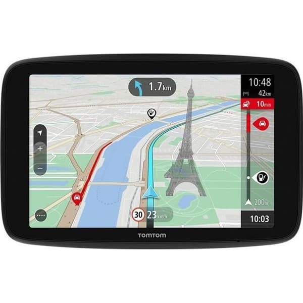 TomTom - GO Navigator 6 - Bil-GPS - 6 tommer - TomTom Trafik - Opdatering via Wi-Fi - Europakort Sort