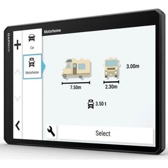 GARMIN Camper 1095 GPS - 10" skærm - dobbelt orientering