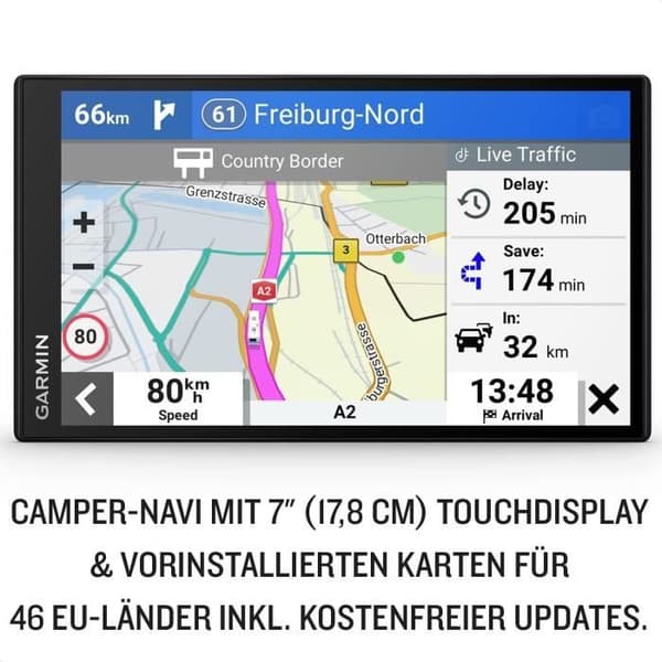 GPS för campingbilar Camper 795 - Garmin - 7 - Trafikinformation i realtid