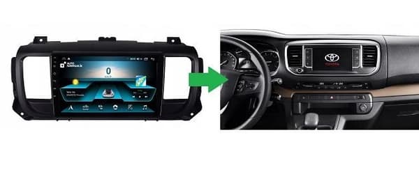 RADIO NAVIGAATIO GPS TOYOTA PROACE 2016+ ANDROID