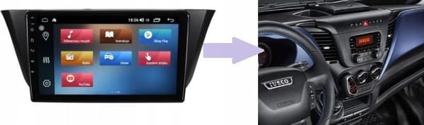RADIO GPS NAVIGATION IVECO DAILY 2014+ ANDROID