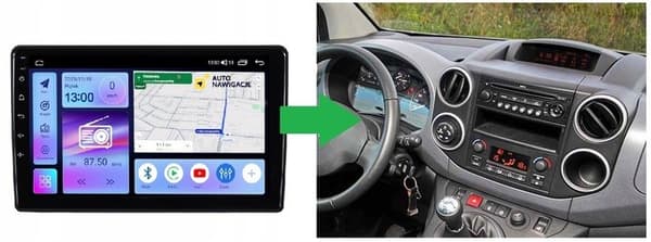 RADIO GPS-NAVIGAATIO PEUGEOT PARTNER II 2008-2018