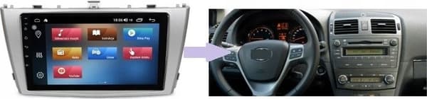 RADIO-NAVIGAATIO GPS TOYOTA AVENSIS T27 2008-2015