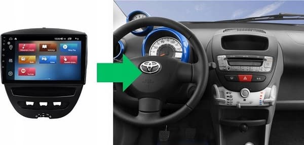 RADIO NAVIGATION GPS CITROEN C1 2005-2014 ANDROID