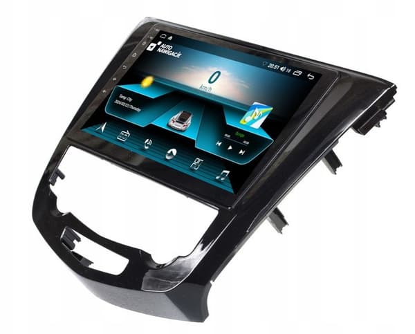 RADIO NAVIGATION GPS NISSAN QASHQAI X-TRAIL 2014+ ANDROID automatisk klimaanlæg
