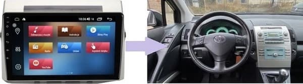 RADIO NAVIGATION GPS TOYOTA COROLLA VERSO 2004-2009