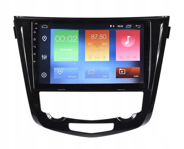 Radionavigointi GPS Nissan Qashqai X-Trail 2014+ Android automaatti-ilmastointi