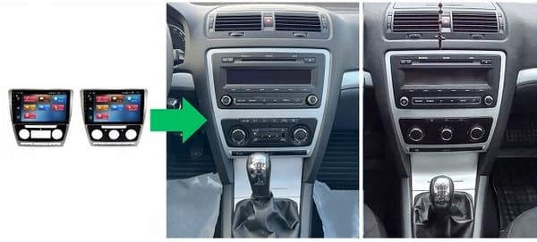 RADIO GPS-NAVIGAATIO SKODA OCTAVIA II 2004-2013 ANDROID