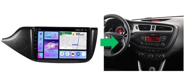 RADIO GPS-NAVIGAATIO IVECO KIA CEED 2012-2018 ANDROID