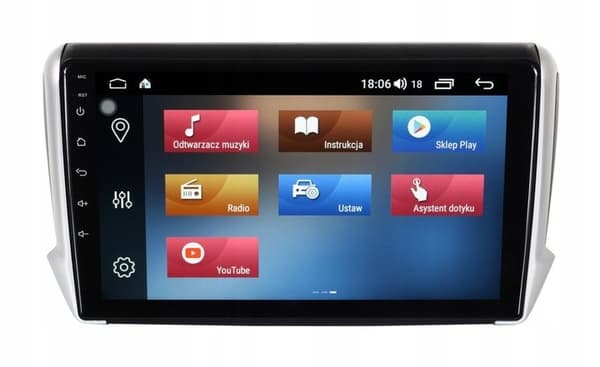 GPS-navigointiradiojärjestelmä PEUGEOT 208- ja 2008-malleihin vuosilta 2012–2019