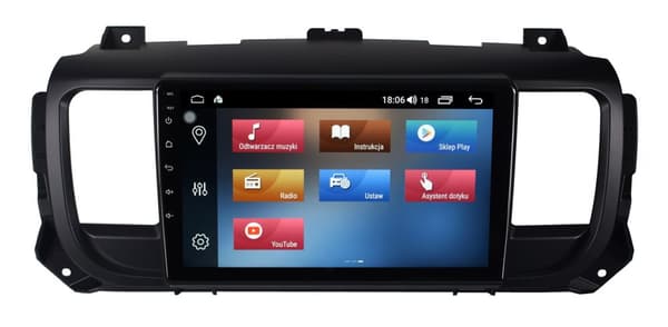 Radionavigointi GPS Peugeot Travelerille Androidilla