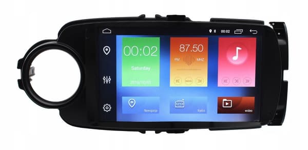 Radionavigation GPS til Toyota Yaris III 2011-2019 Android