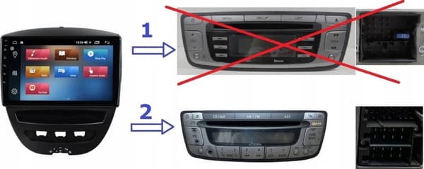 RADIO NAVIGATION GPS CITROEN C1 2005-2014 ANDROID