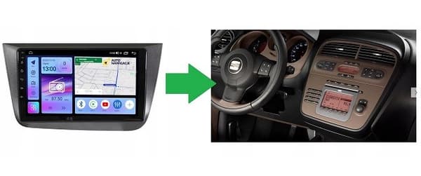RADIO GPS-NAVIGAATIO SEAT ALTEA 2004-2012 ANDROID
