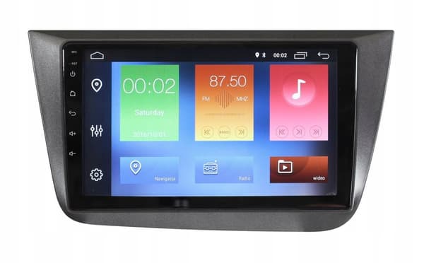 RADIO GPS-NAVIGAATIO SEAT ALTEA 2004-2012 ANDROID