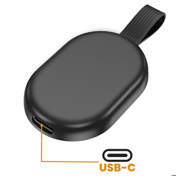 Magnetisk laddare för Apple Watch 2,5 W med kompakt USB-C-kontakt Hoko svart