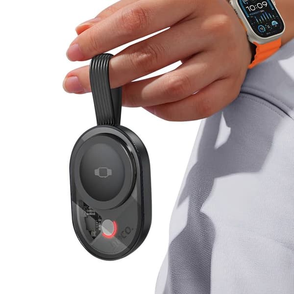Magnetisk laddare för Apple Watch 2,5 W med kompakt USB-C-kontakt Hoko svart