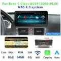 Miniatyrbillede 2 af 2: Bil GPS Navi-afspiller, Android 12, Touch-skærm, NTG 40 8-64GB, Otte Kerne