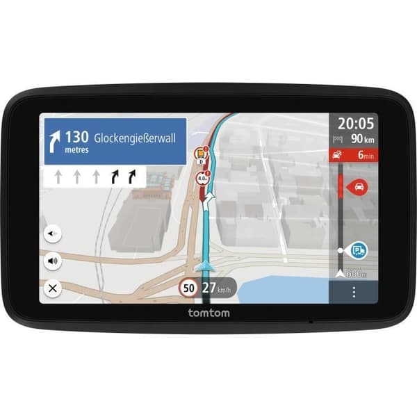 TomTom - GO Professional 6 2:a Generationen - GPS för tung last, buss och bil - 6 tum - TomTom Traffic - karta Europa -