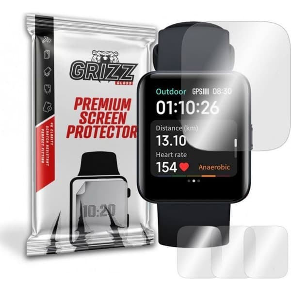 Skyddsfilm för smartklocka Grizzglass Hydrogel-film för Xiaomi Redmi Watch 2 Lite