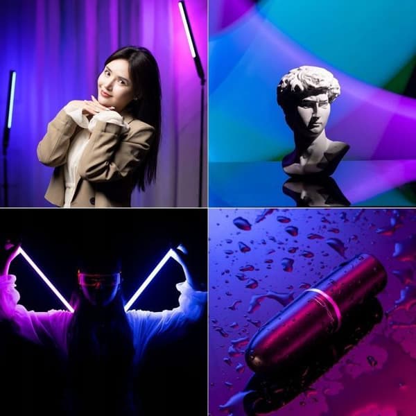 Ulanzi LED-diodlampa för RGB-lasersvärd 3 300 mAh / Vl119 / L132