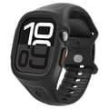 Miniatyrbild 1 av 5: Spigen Liquid Air Pro – Armband med skydd för Apple Watch 10 46 mm (mattsvart)