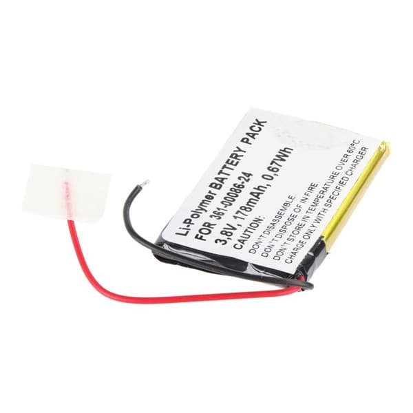 Ersättningsbatteri för Garmin Instinct Solar GPS Li-Polymer 3,8V 178mAh