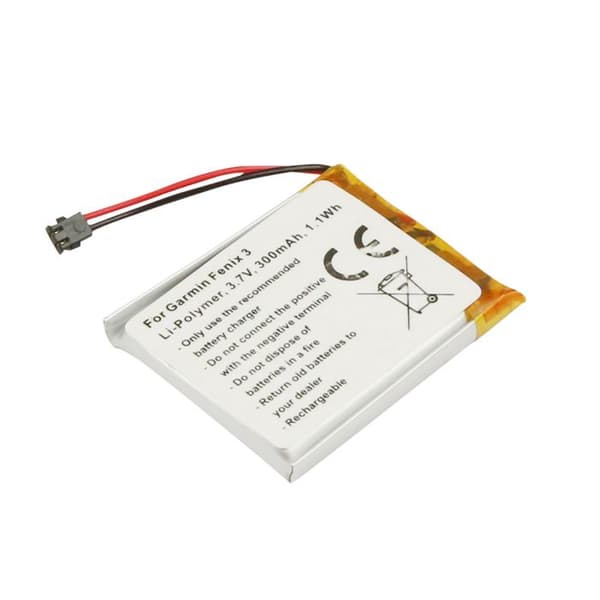 Batteri till GPS-klocka Garmin Fenix 3 Li-Polymer 3.7V 300mAh 1.1Wh