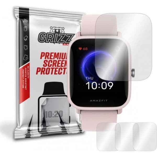 Skyddande film för smartklocka Grizzglass Hydrogelfilm Grizz Amazfit Bip U