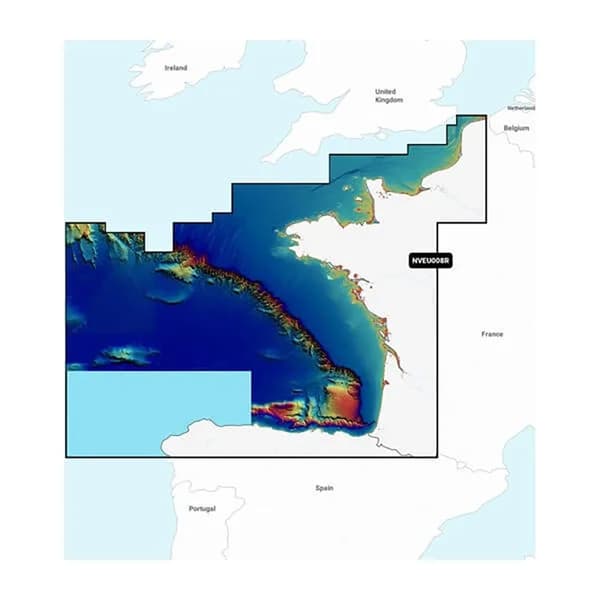 Garmin Biscayabugten Søkort Navionics Vision+™ Flerfarvet