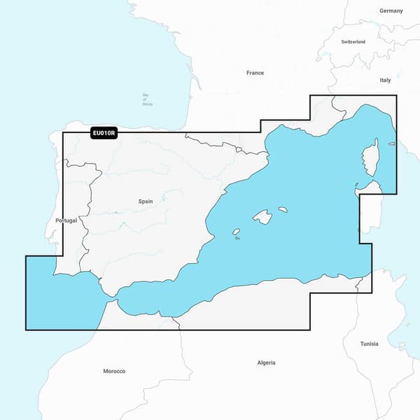 Garmin Navionics®+ Micro Sd/sd-kortkort Naeu010r Spain/mediterranean Coast Flerfarvet