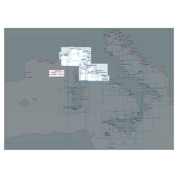 Istituto Idrografico Merikartat Monte Argentario-capo Linaro Kirkas