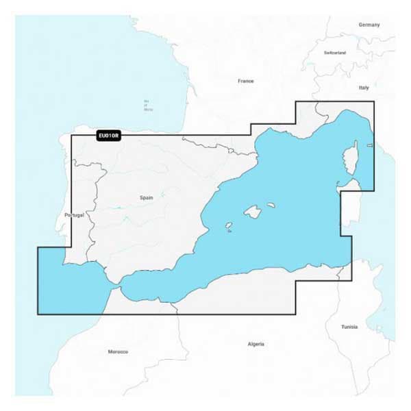 Navionics Espanjan Välimeren Rannikoiden Merikartta Regular Eu010r Kirkas