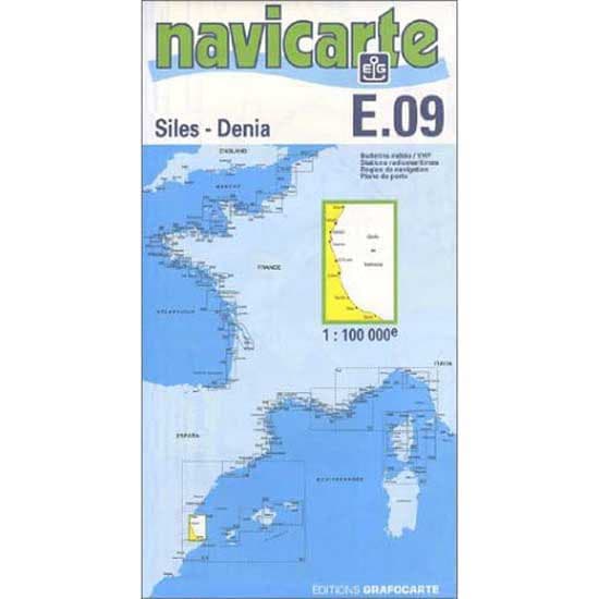 Navicarte Siles-denian Merikartat E09 R-12 Sininen