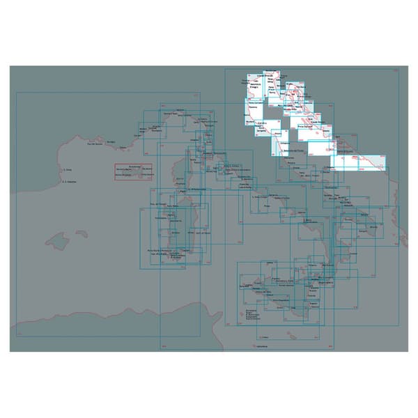 Istituto Idrografico Marin Sjökort Punta Tagliamento-pula Durchsichtig