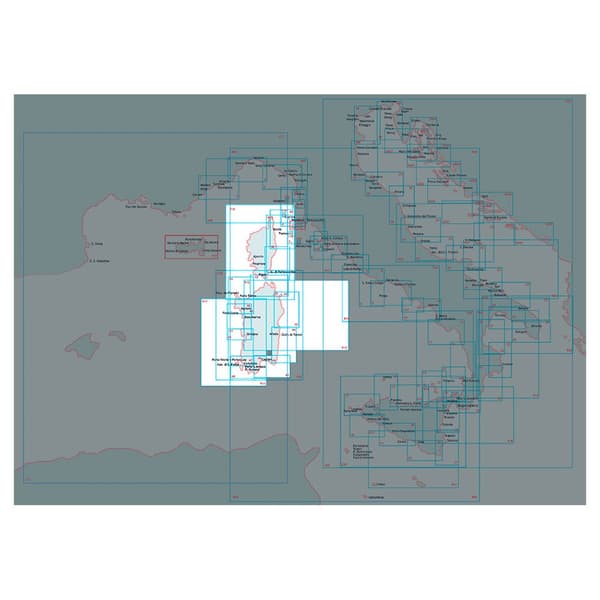 Istituto Idrografico Marin Sjökort Bocche Di Bonifacio Durchsichtig