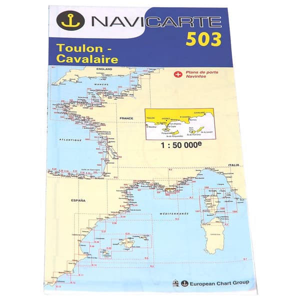 Plastimo Marint Sjökort Toulon-cavalaire-hyères Islands Durchsichtig