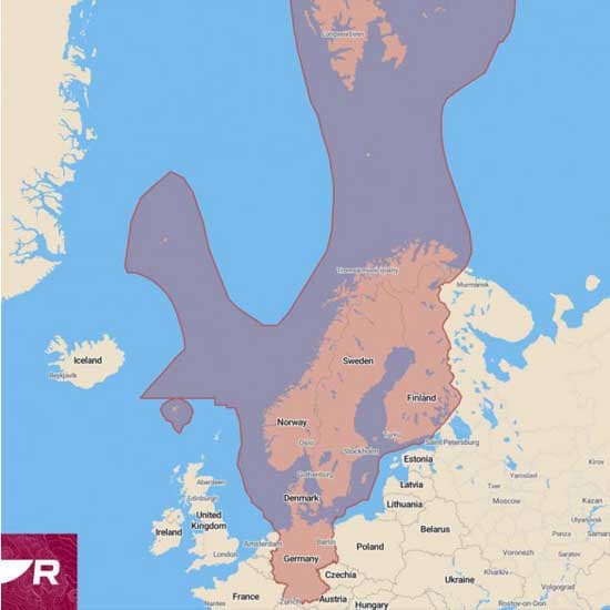 Raymarine Kartoittaa Lighthouse Sd 32gb Preloaded Northern Europe Sininen