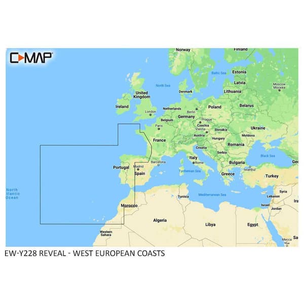 C-map Vesteuropæiske Kyster L Diagram Nautica