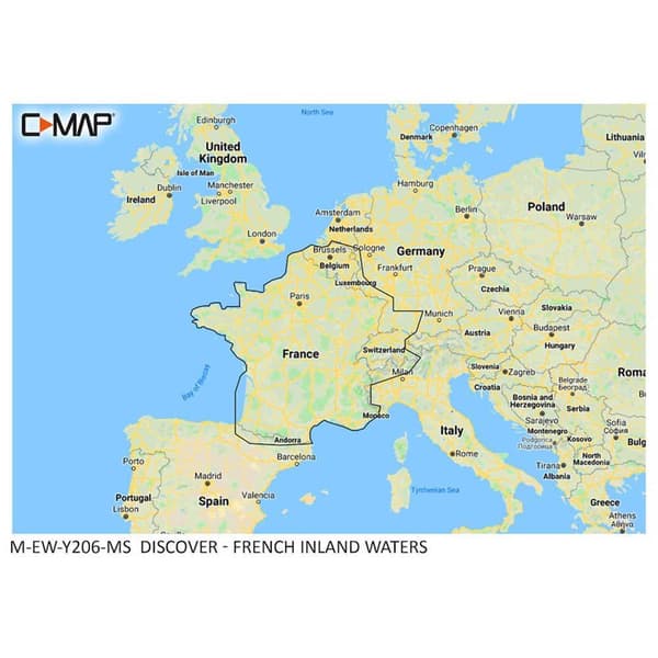 C-map Kort French Inland Water