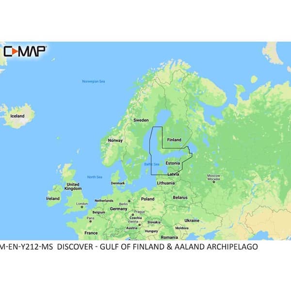 C-map Gulf Of Finland&aaland Karta